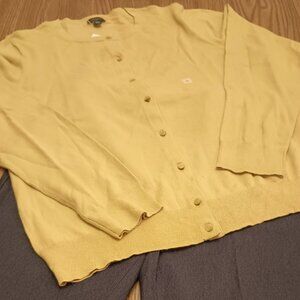 Ann Taylor Size XL Yellow Cardigan (NWT)